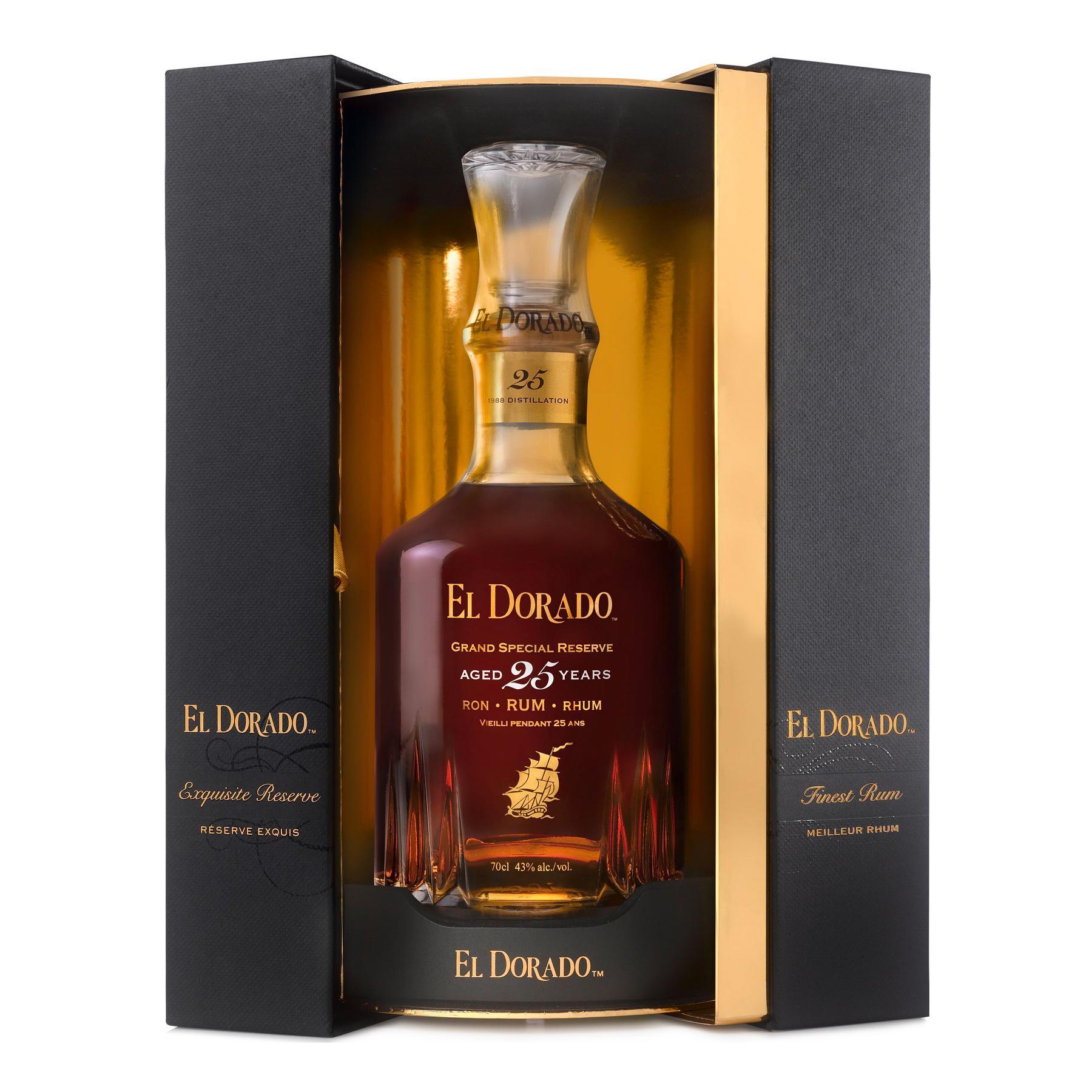 El Dorado 25 YO Vintage Limited Edition 43% 0,7l (dárkové balení kazeta)