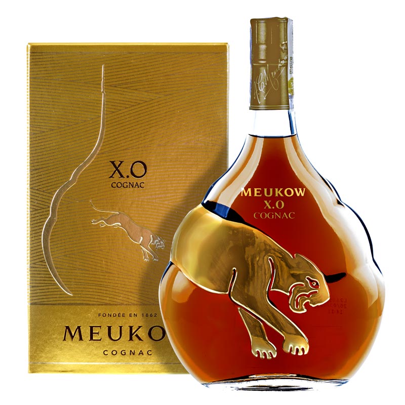 Meukow XO 40% 0,7l (holá láhev)