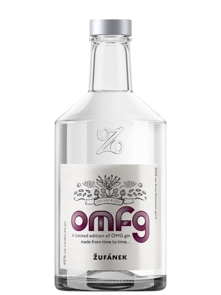Gin OMFG 45% 0.5l Žufánek