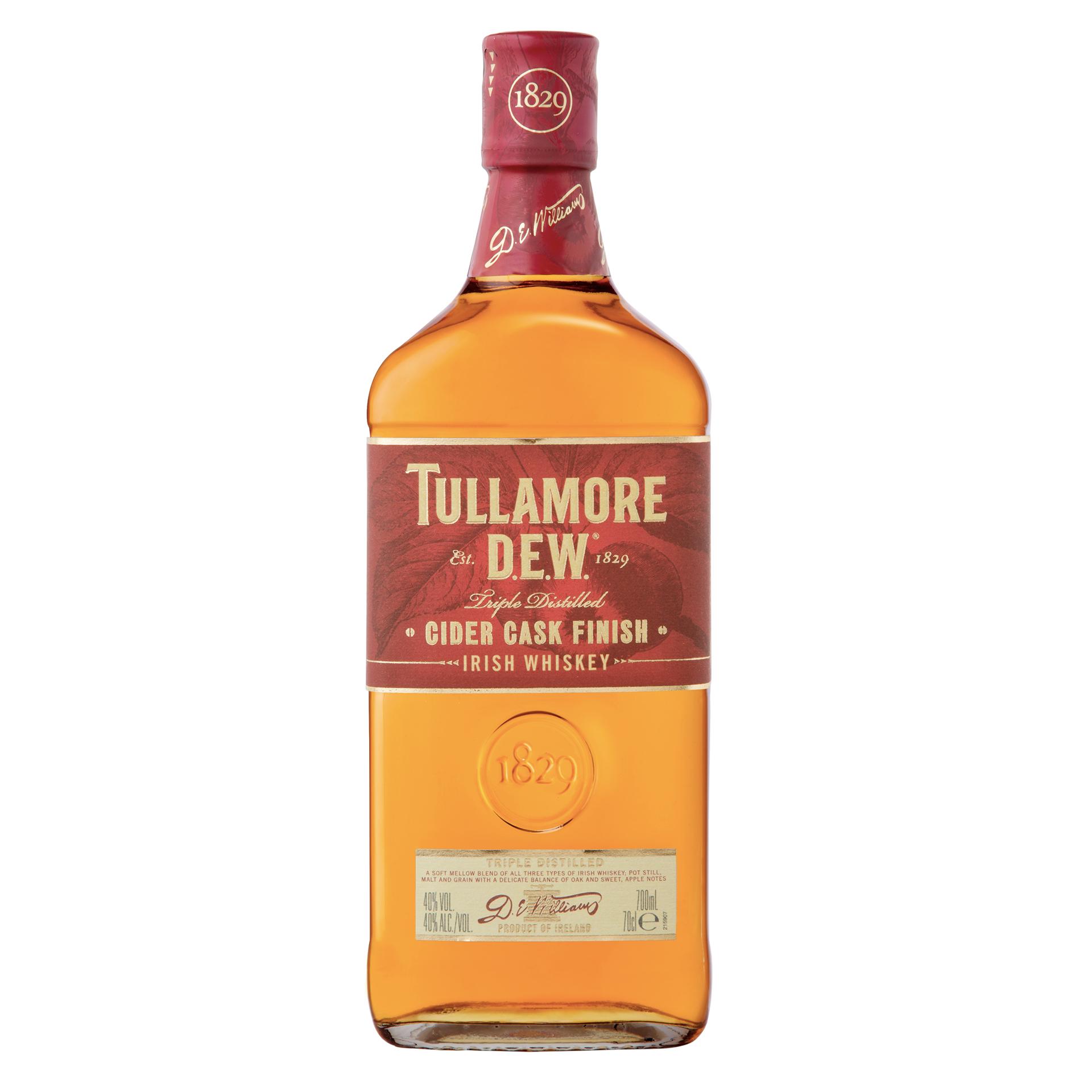 Tullamore D.E.W. Cider Cask 40% 0,7l (holá láhev)