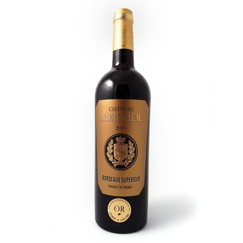 Chateau Meillier Bordeaux Superieur 2019 AOC Gold, 0,75l