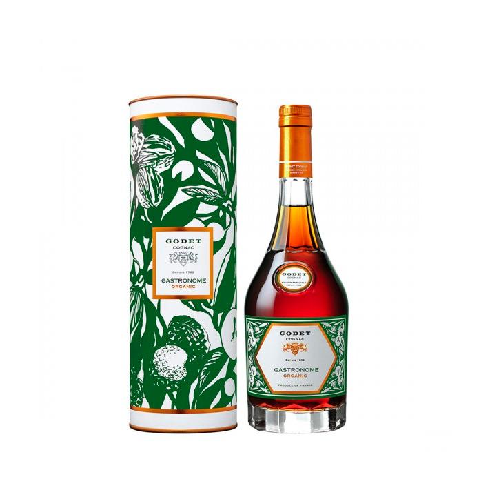 Cognac Godet Gastronome Organic 40% 0,7l (Karton)