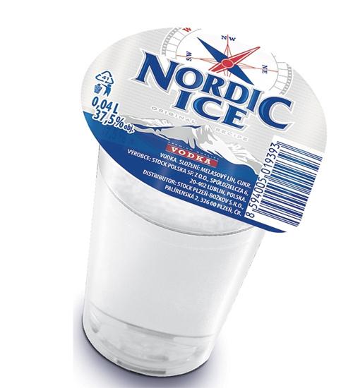 Mini panák Vodka Nordic Ice 0,04l