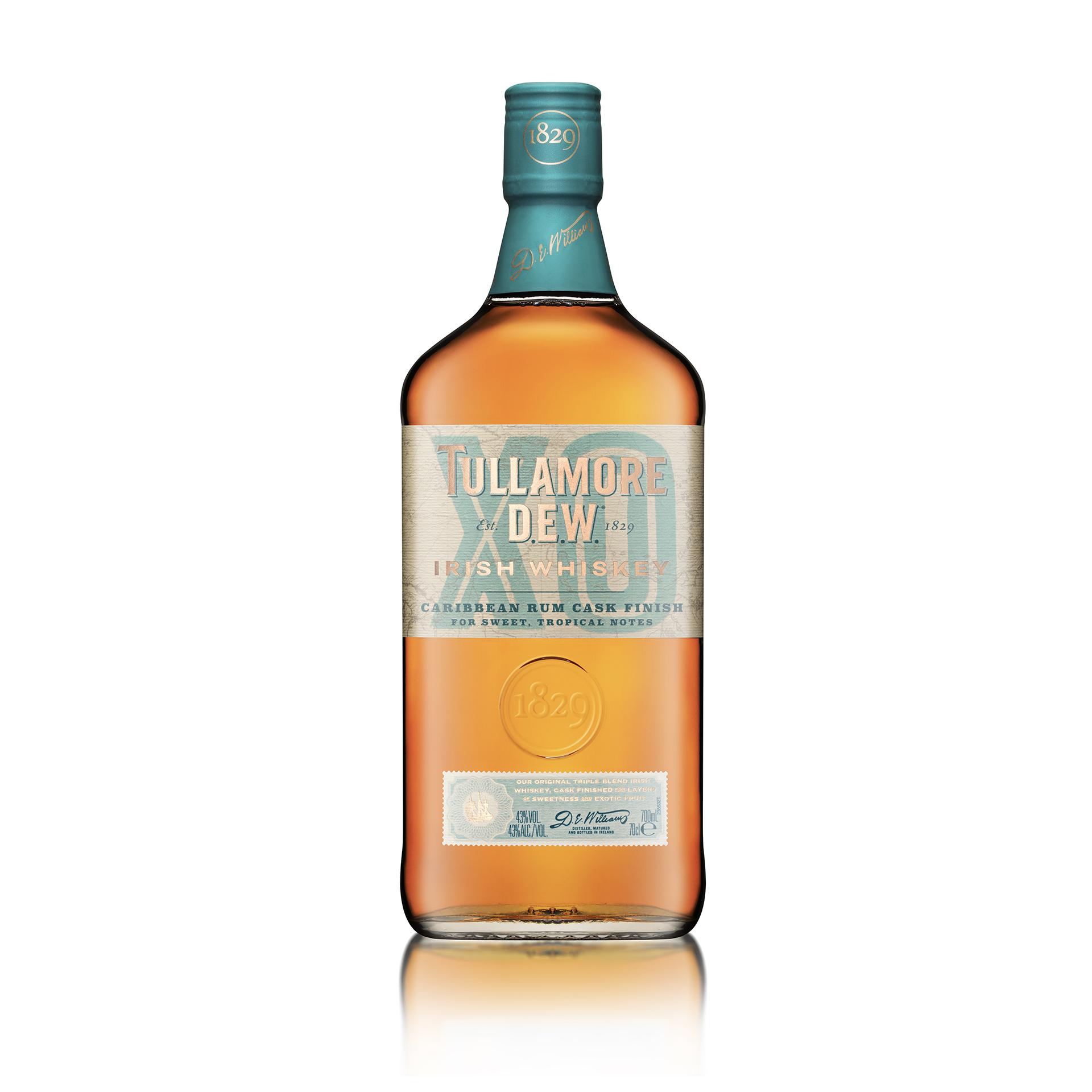 Tullamore D.E.W. XO Caribbean Rum Cask Finish 43% 0,7l	 (holá láhev)