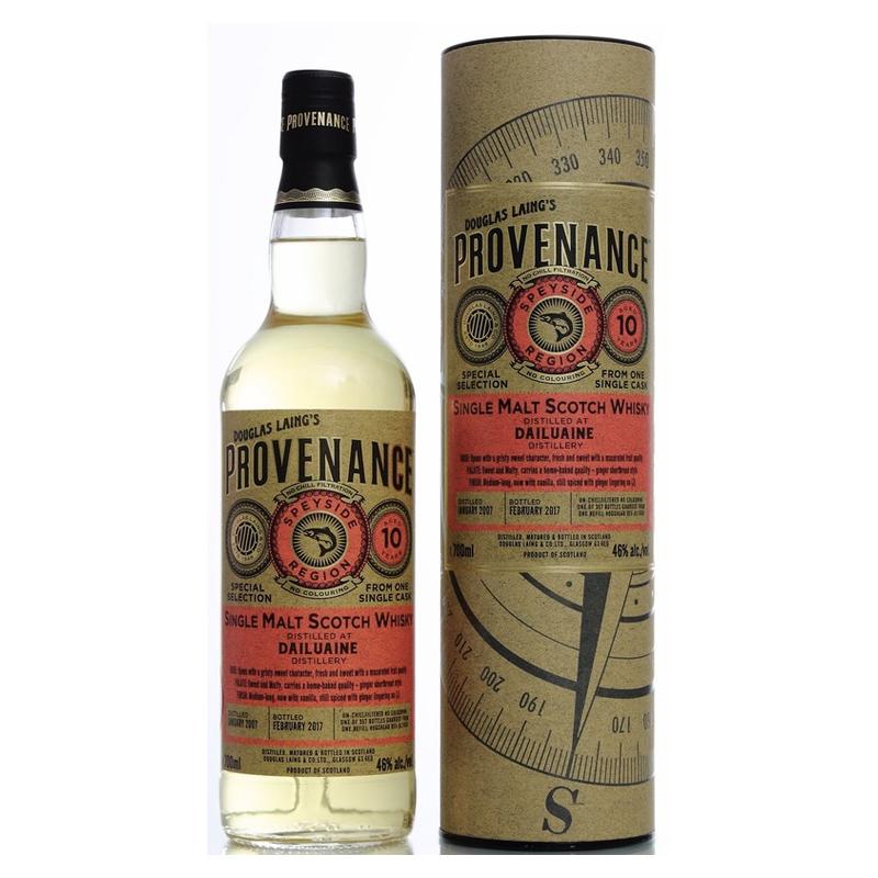 Provenance Dailuaine 10 YO Single Malt Scotch Whisky 46% 0,7l (Tuba)