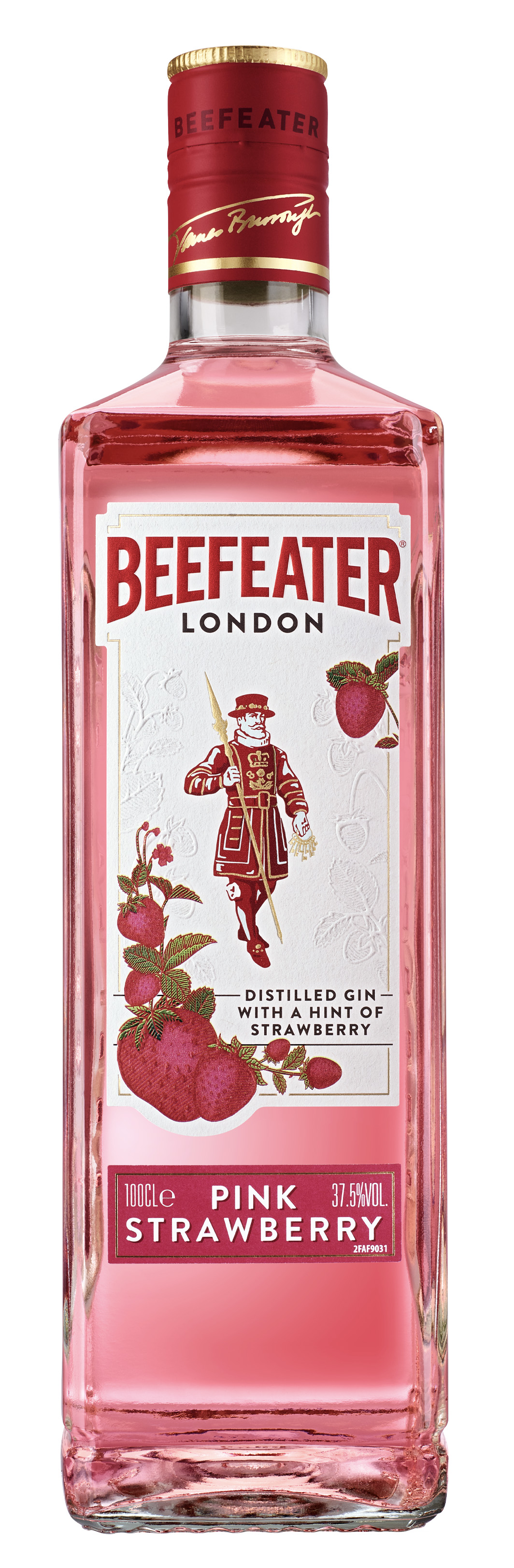 Gin Beefeater Pink 37,5% 1l (holá láhev)