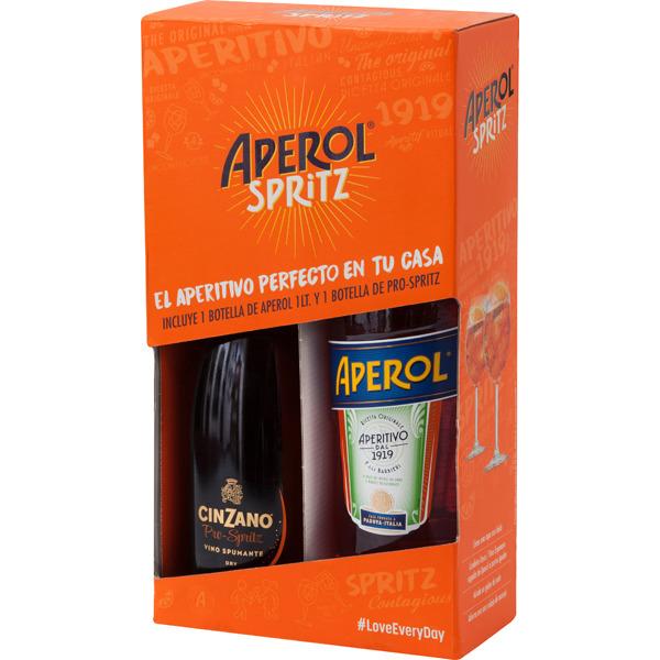 Aperol + Cinzano Pro-Spritz, Gift Box, 1,45l