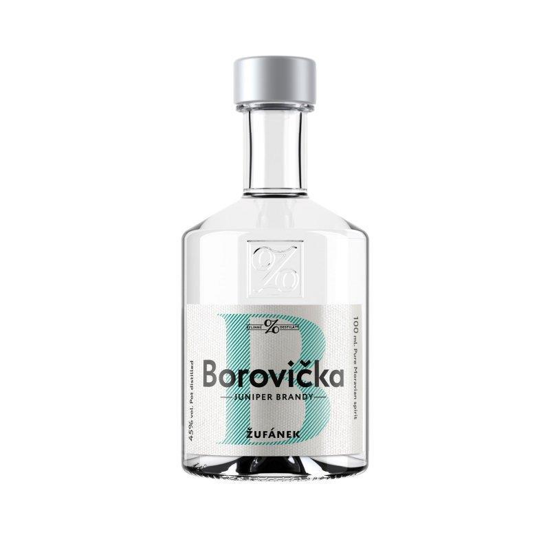 Borovička Žufánek 45% 0,1l