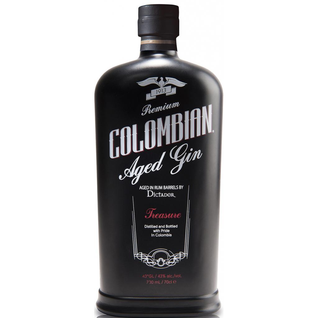 Dictador Colombian Aged Gin Treasure 0,7l 43% (holá láhev)