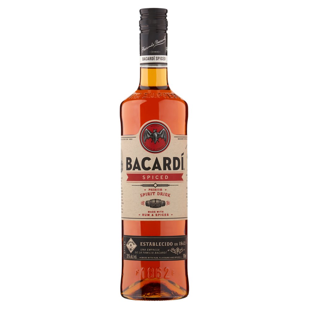 Bacardi Spiced 0,7 l 35% + sklenička jako dárek