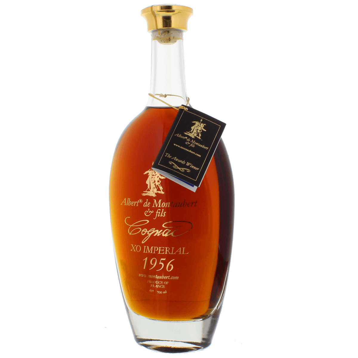Cognac Albert de Montaubert 1956 40% 0,7l (Dřevěný obal)