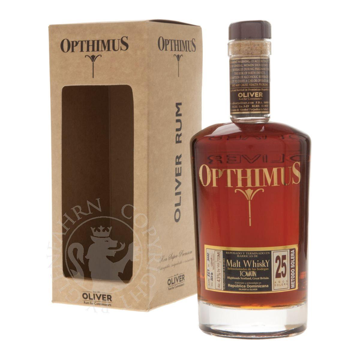 Opthimus 25 Malt Whisky 0,7l 43% GB