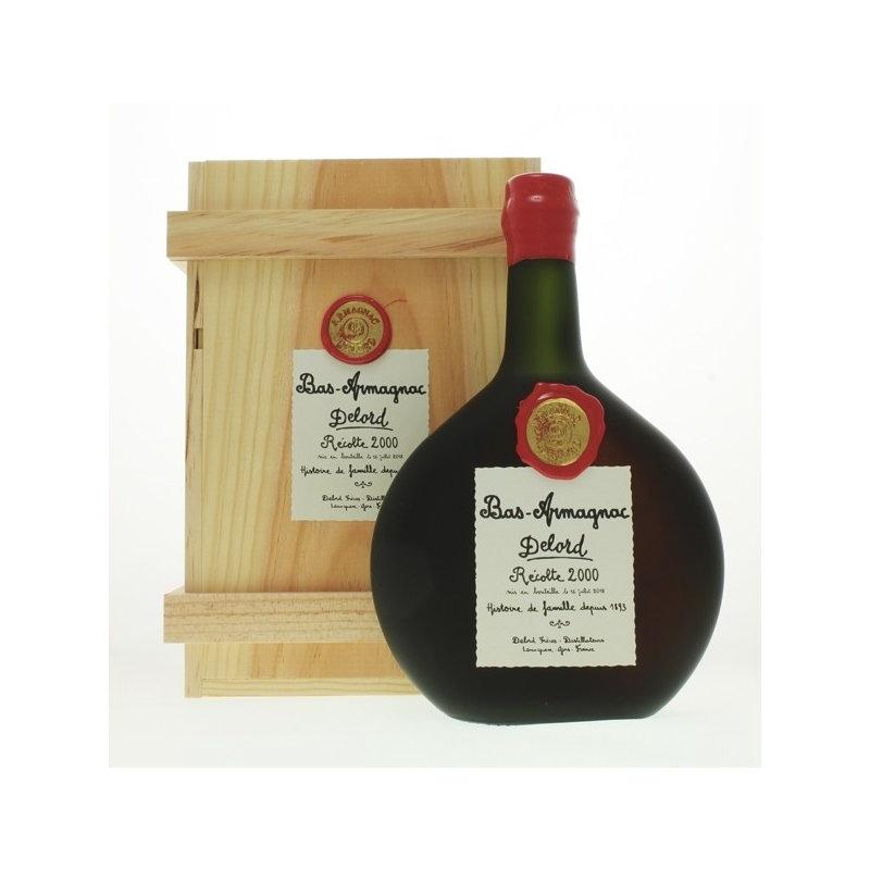 Armagnac Delord Millésimés - 2000 40% 0,7 (Dřevěný obal)
