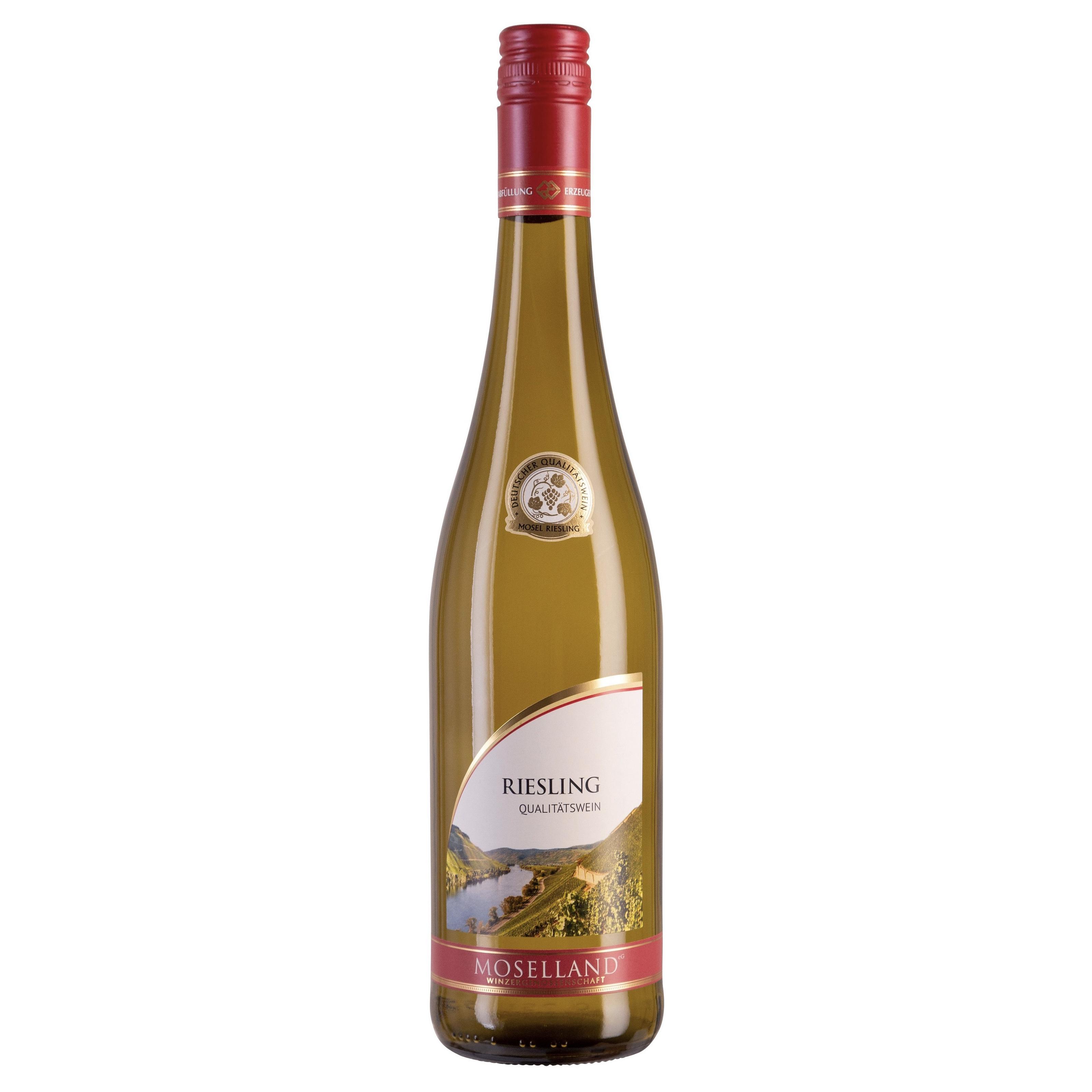 Moselland Riesling Qualitatswein - Ryzlink - bílé víno polosladké 8,5% 0,75l