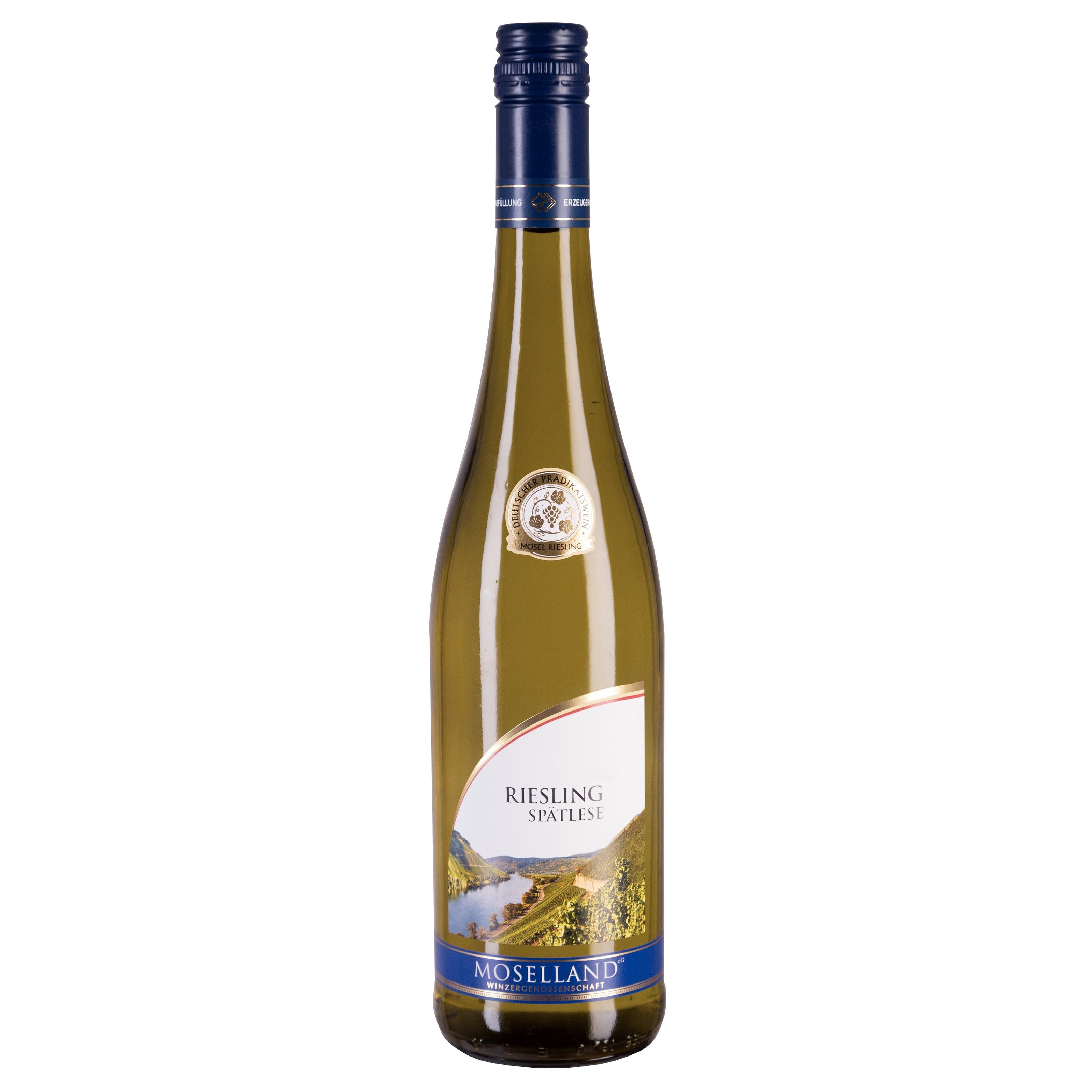 Moselland Riesling Spatlese - Ryzlink - bílé víno polosladké 8,5% 0,75l