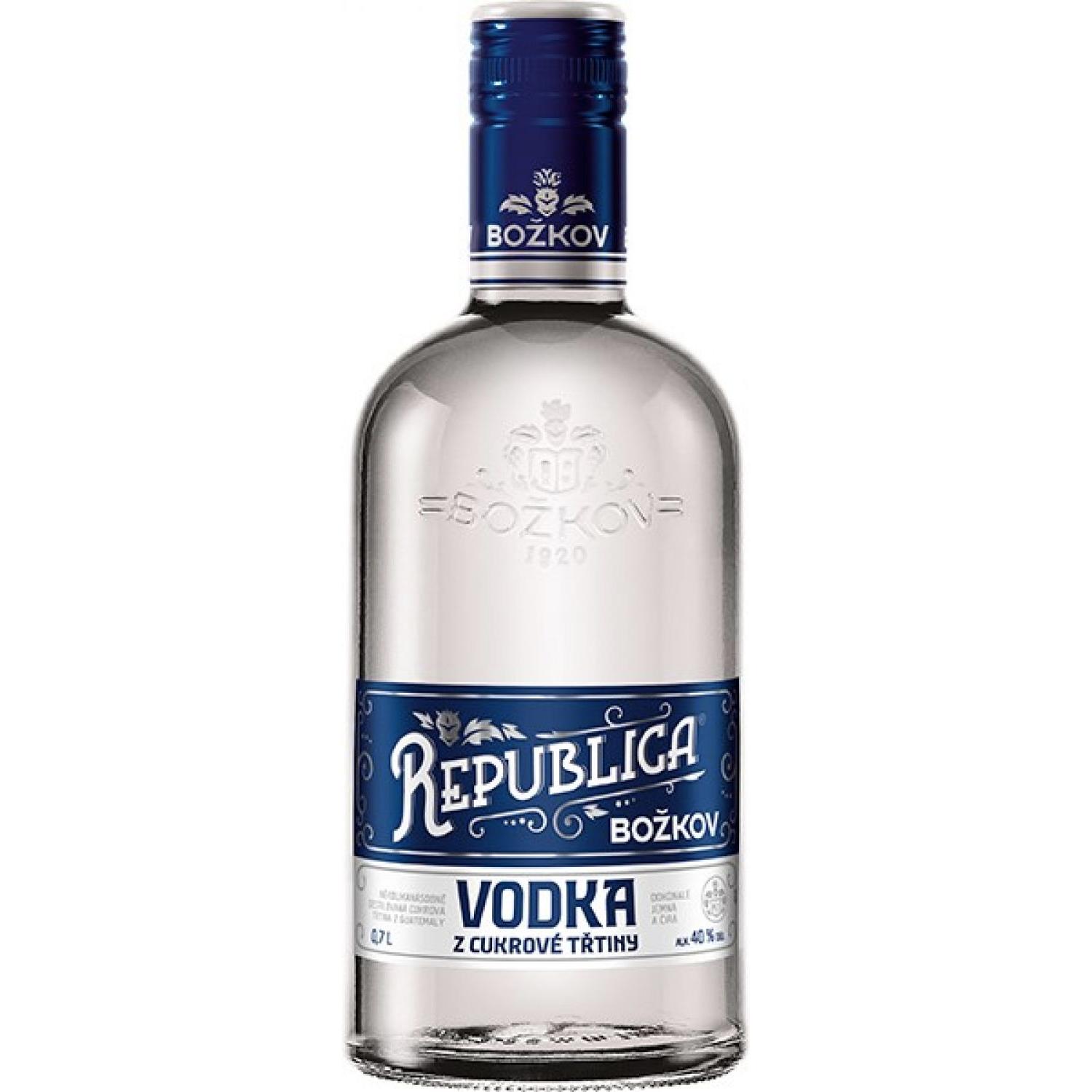 Božkov Republica Vodka 40 % 0,7 l