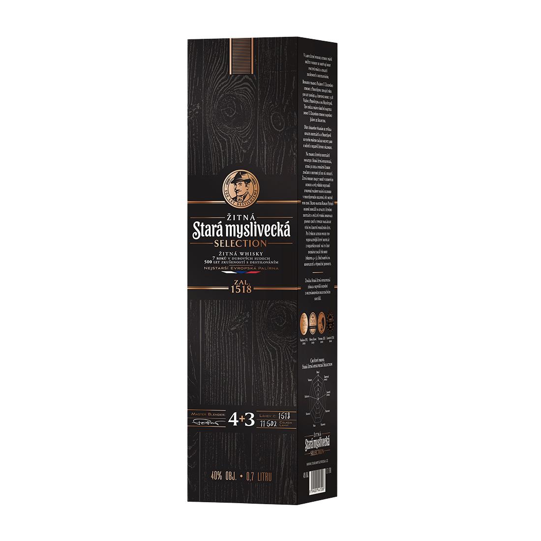Stará Myslivecká SELECTION 7y 0,7l 40% (karton)