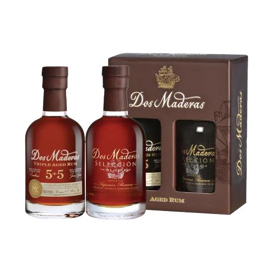 Dárková sada Dos Maderas 2x 41% 0,4l (Sada miniatur)