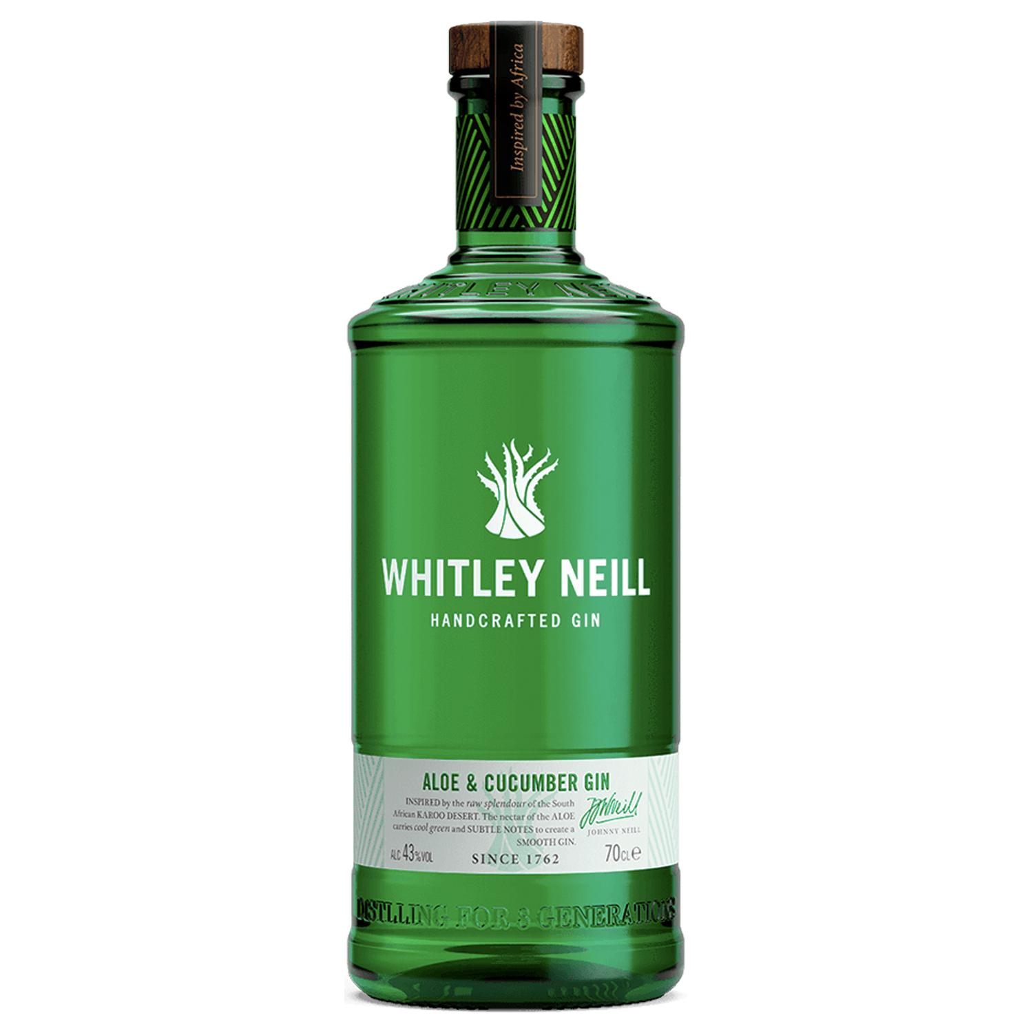 Gin Whitley Neill Aloe & Cucumber 43% 0,7l (holá láhev)