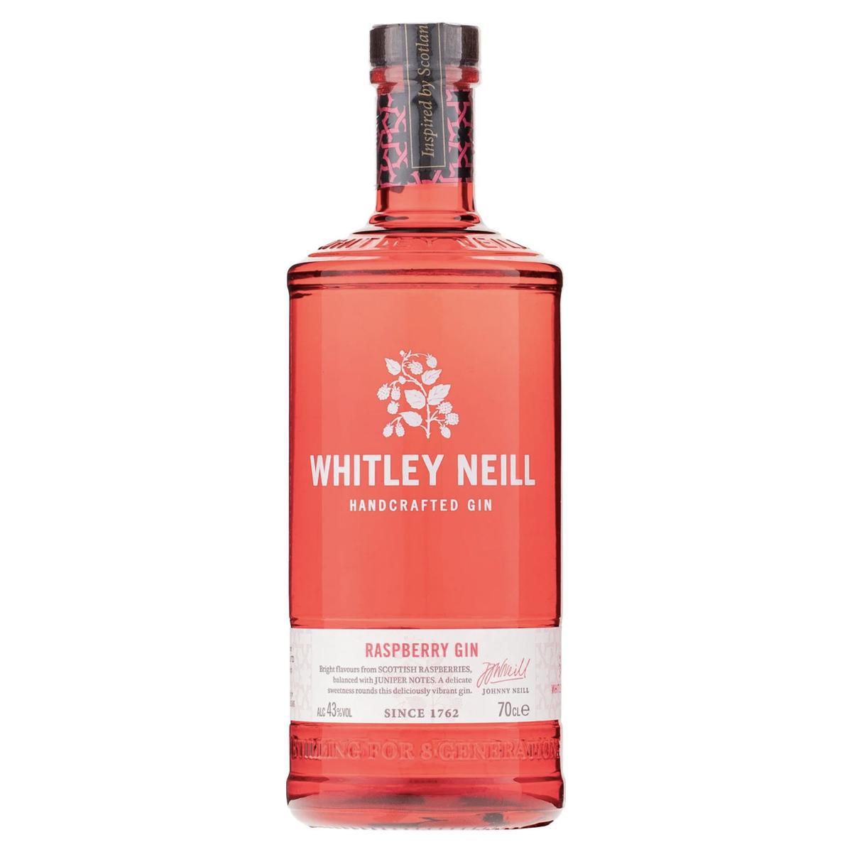 Gin Whitley Neill Raspberry 43% 0,7l (holá láhev)