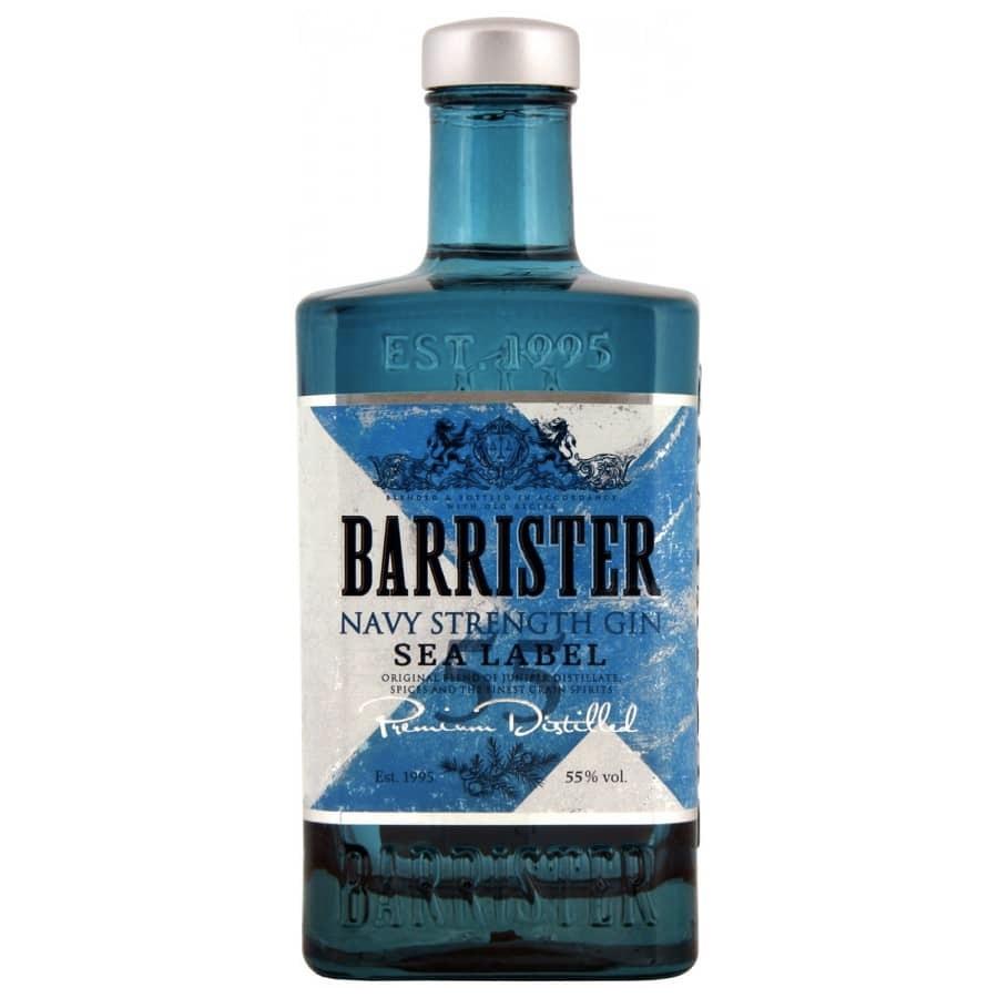 Barrister Navy Strength 55% 40% 0,7l (holá láhev)