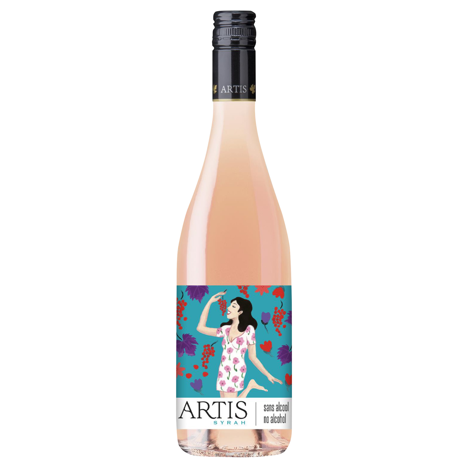 Artis Syrah rosé, nealkoholické víno 0,75l
