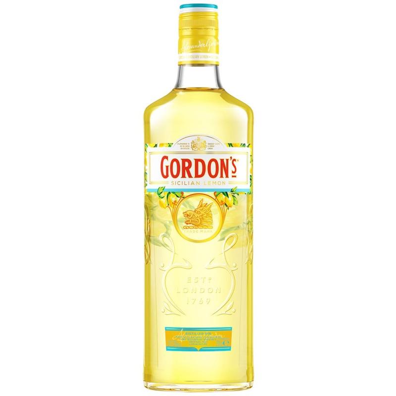 Gin Gordon's Sicilian Lemon 37,5% 0,7l (holá láhev)
