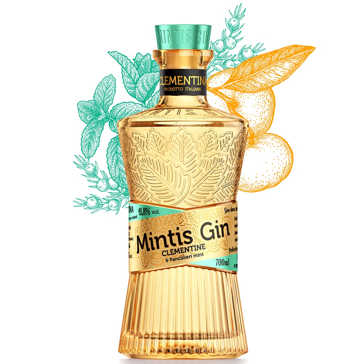 Mintis Clementina 41,8% 0,7l (holá láhev)