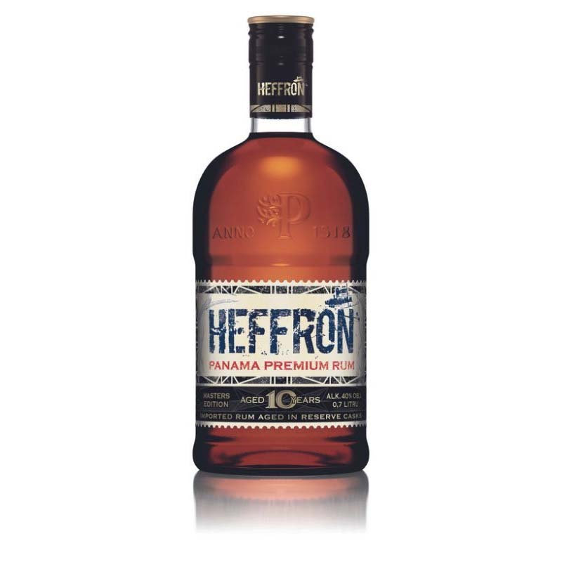 HEFFRON Panama Premium Rum 10yo 40% 0,5L (holá lahev)