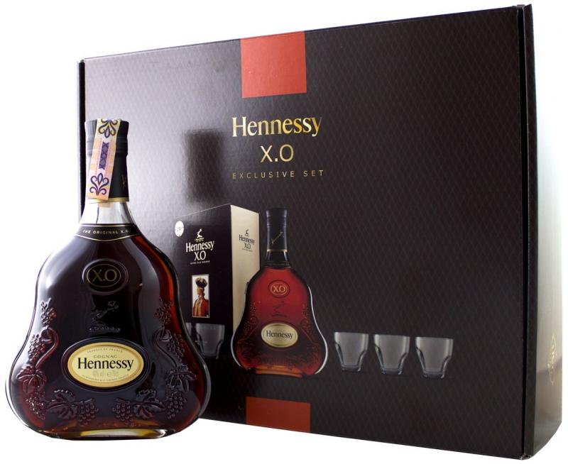 Hennessy XO +6x 40% 0,7l (holá láhev)