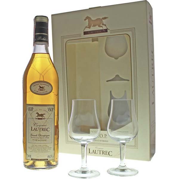 Lautrec VSOP 0,7l + 2x sklenička