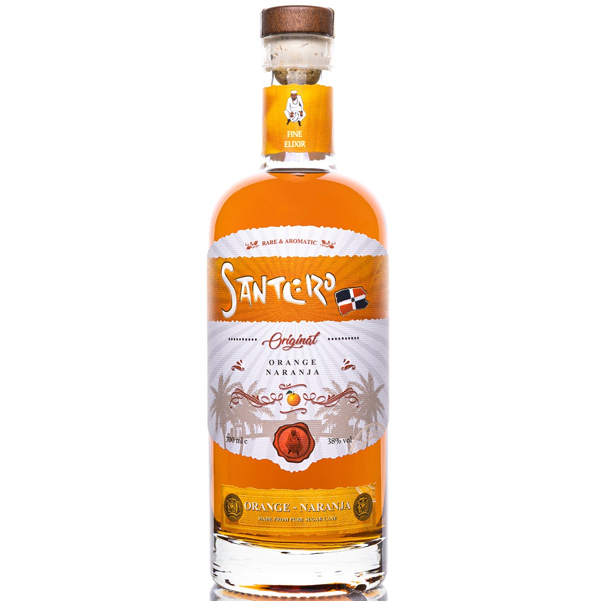 rum santero orange naranja 38% 0,7l (holá láhev)