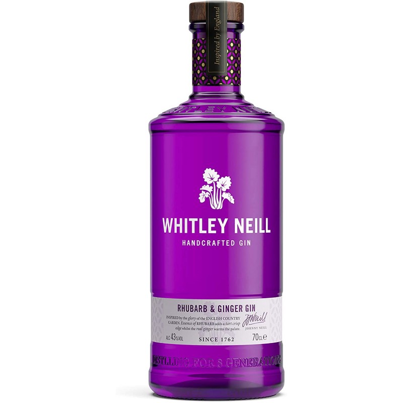 GIN WHITLEY NEILL rhubarb&ging 43% 0,7l (holá láhev)
