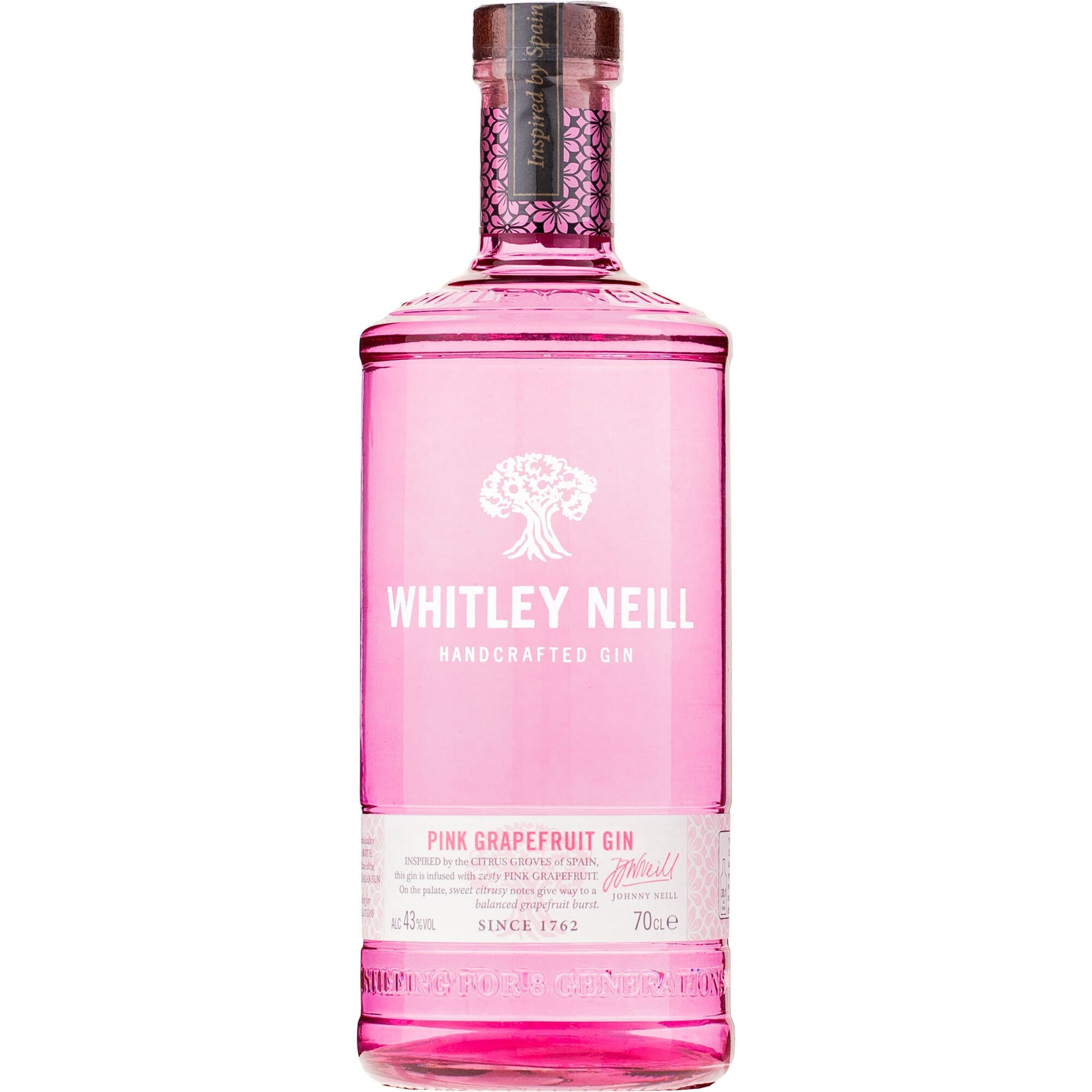 GIN WHITLEY NEILL pink grapefr 43% 0,7l (holá láhev)