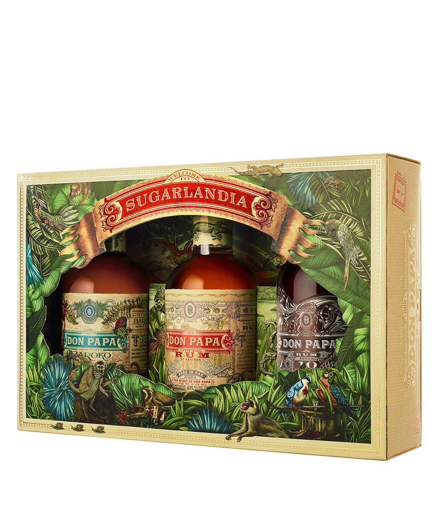 RUM 3xDON PAPA 7y/10y/baroko 42,5% 0,6l (holá láhev)