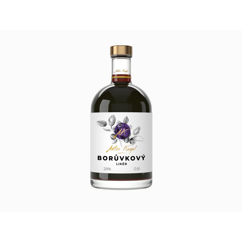 Anton Kaapl Borůvkový likér 0,5l 28%