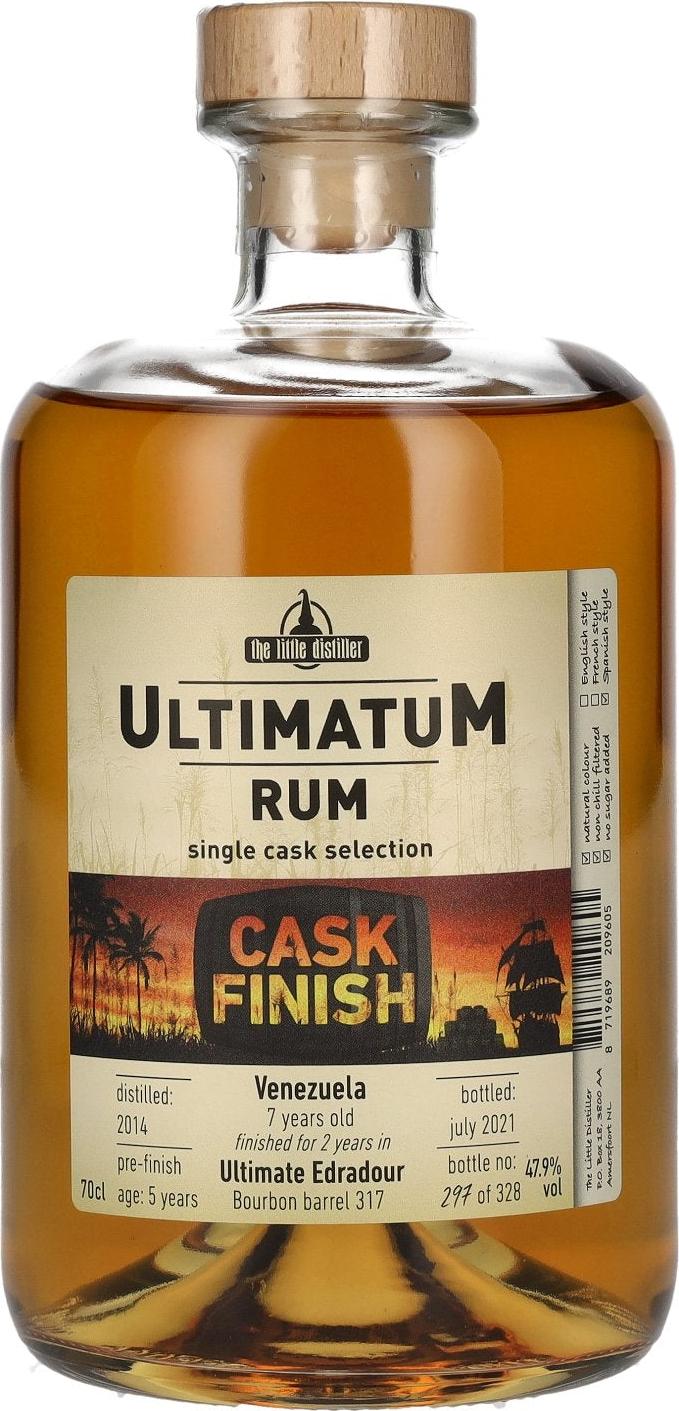 rum ultimatum cask finsh 7y venezuela 47,9% 0,7l (holá láhev)