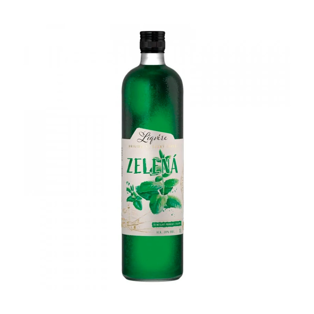 Liqvére Zelená 1l 20%