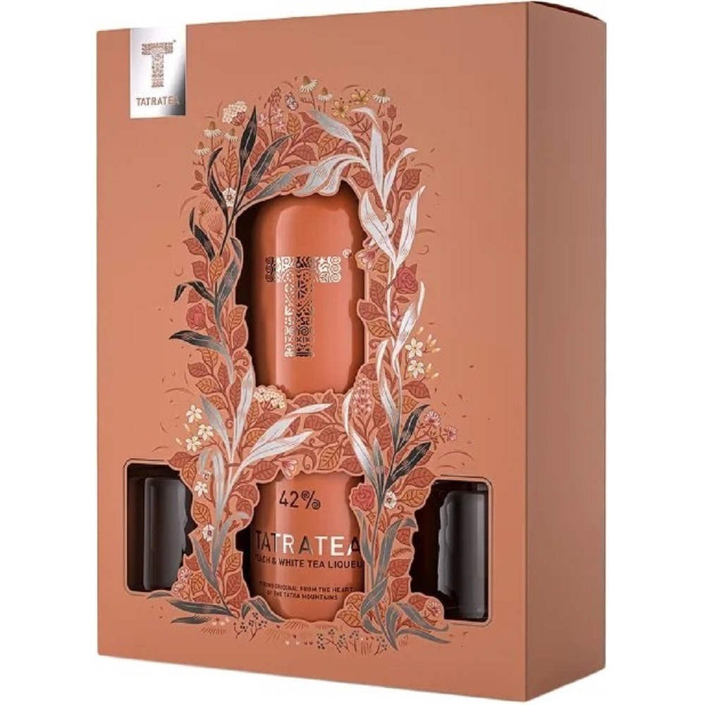 Karloff Tatratea White 42% 0,7 l (dárkové balení 2 pohárky)