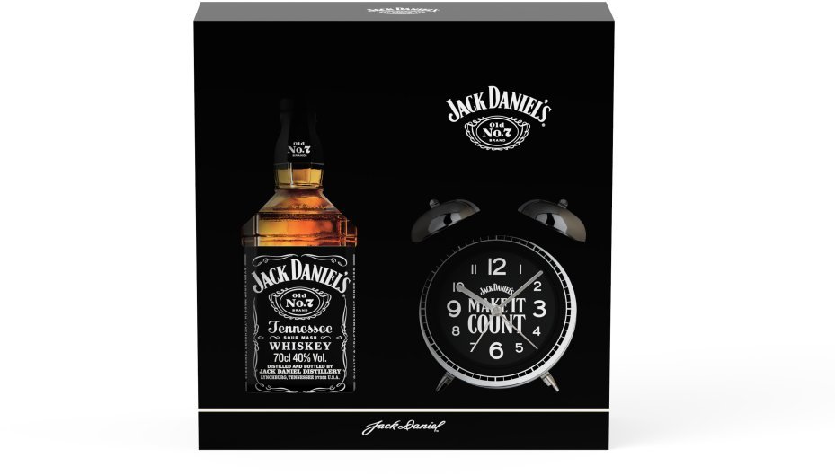 Jack Daniel's 40% 0,7 l (dárkové balení budík)
