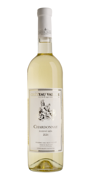 Chardonnay 2021 pozdní sběr Valtice 0,75l