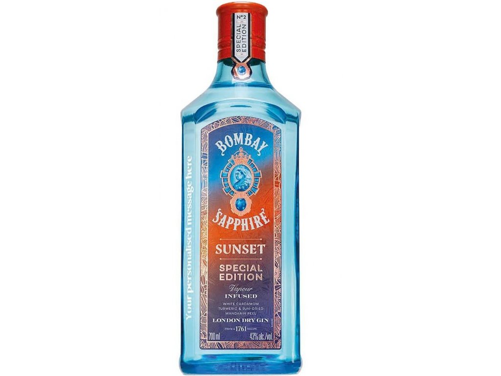 Bombay Sapphire Sunset 43% 0,7l (holá láhev)