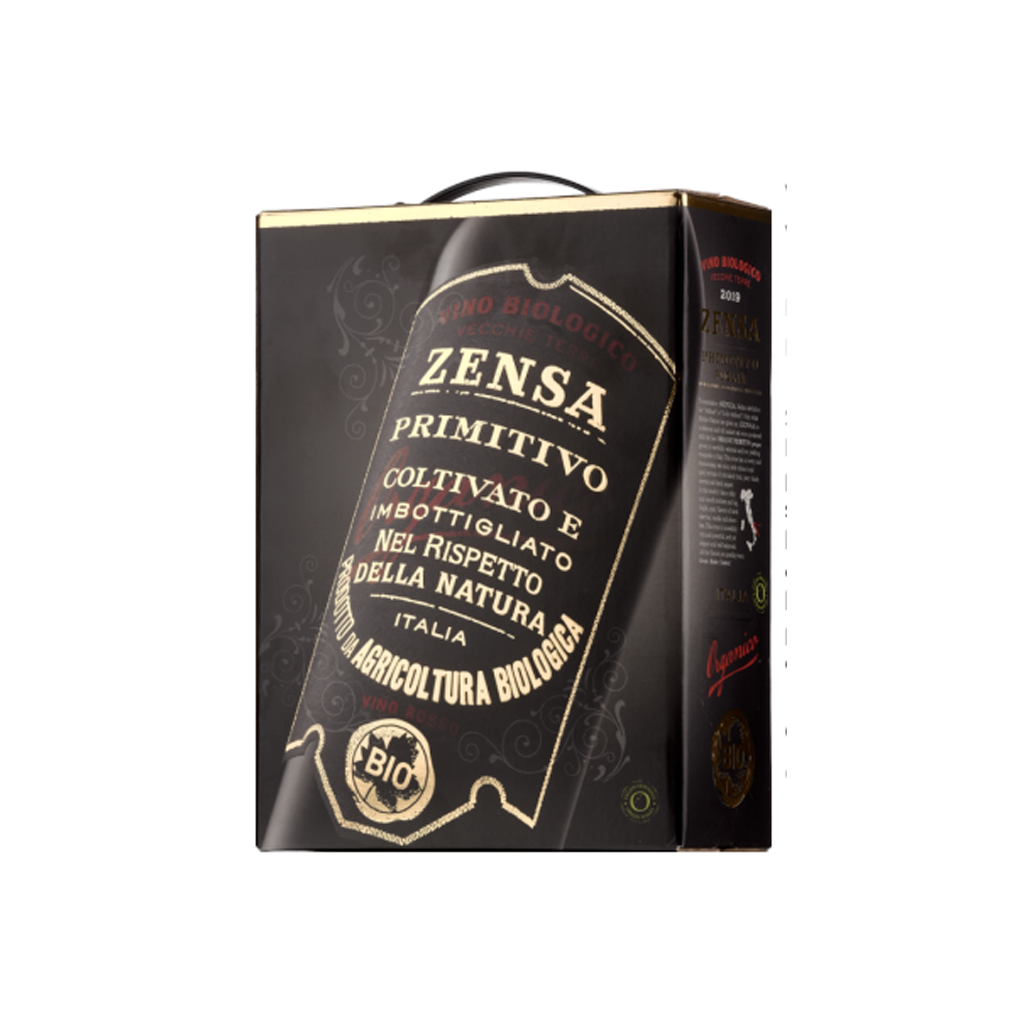 Zensa Primitivo 2023 Puglia BIO, Bag in Box, 3l