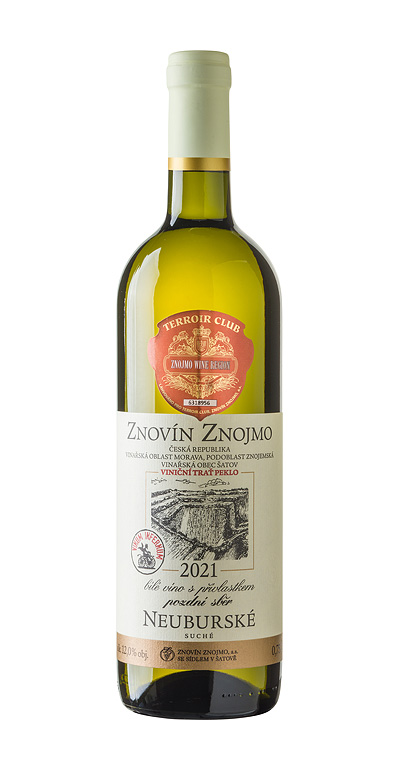 Neuburské 2021 pozdní sběr Terroir Club Znovín Znojmo 0,75l