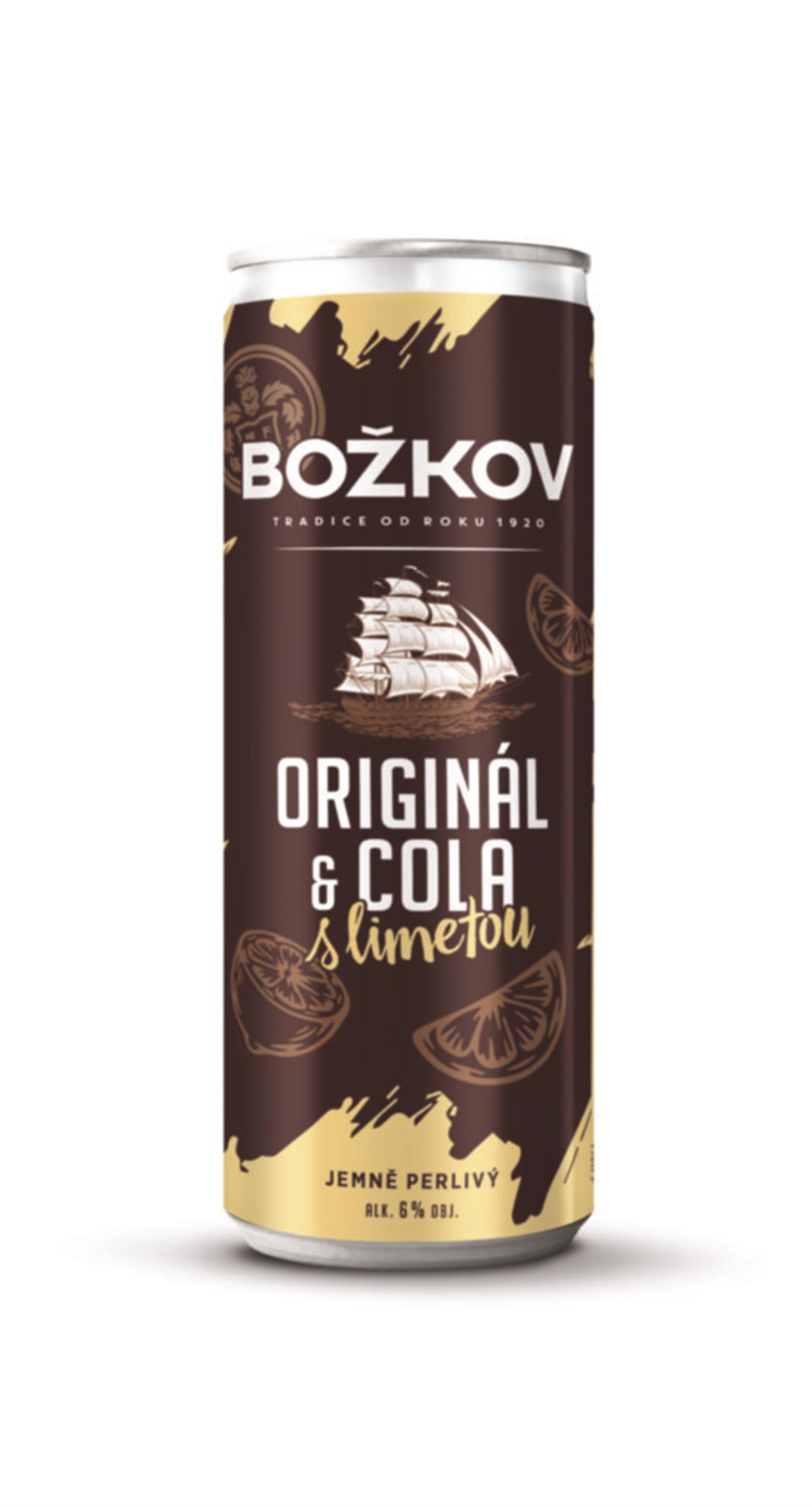 Božkov & Cola s Limetkou 6% 250 ml