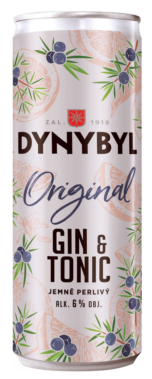 Dynybyl Gin & Tonic RTD 0,25 L 6%