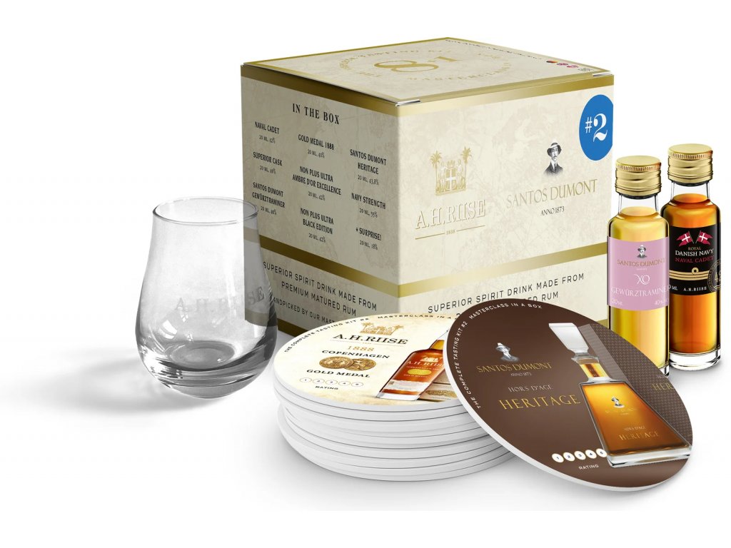 A.H. Riise A. H. Riise Tasting Kit 2 Henriette 40,31% 9x0,02 l (karton)