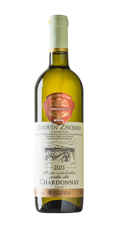 Chardonnay 2021 pozdní sběr, Terroir Club Znovín Znojmo 0,75l