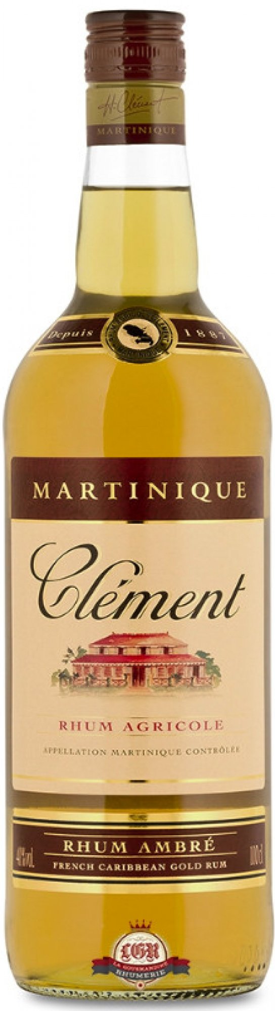 Clement Agricole Ambr, 40% 0,7l (holá láhev)