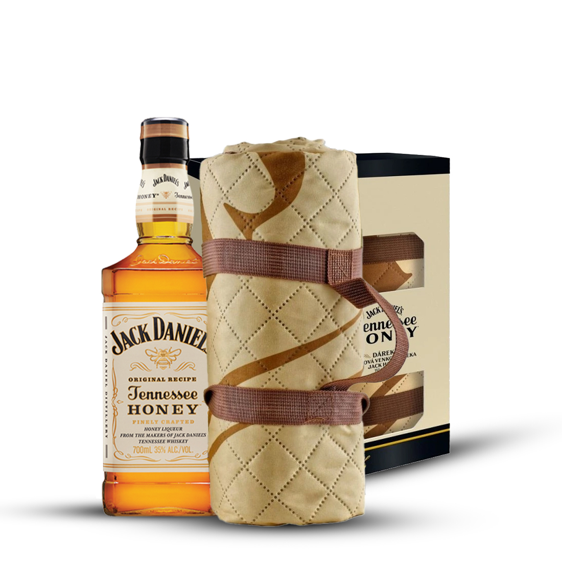 Jack Daniel`s Honey+deka 40% 0,7l (holá láhev)
